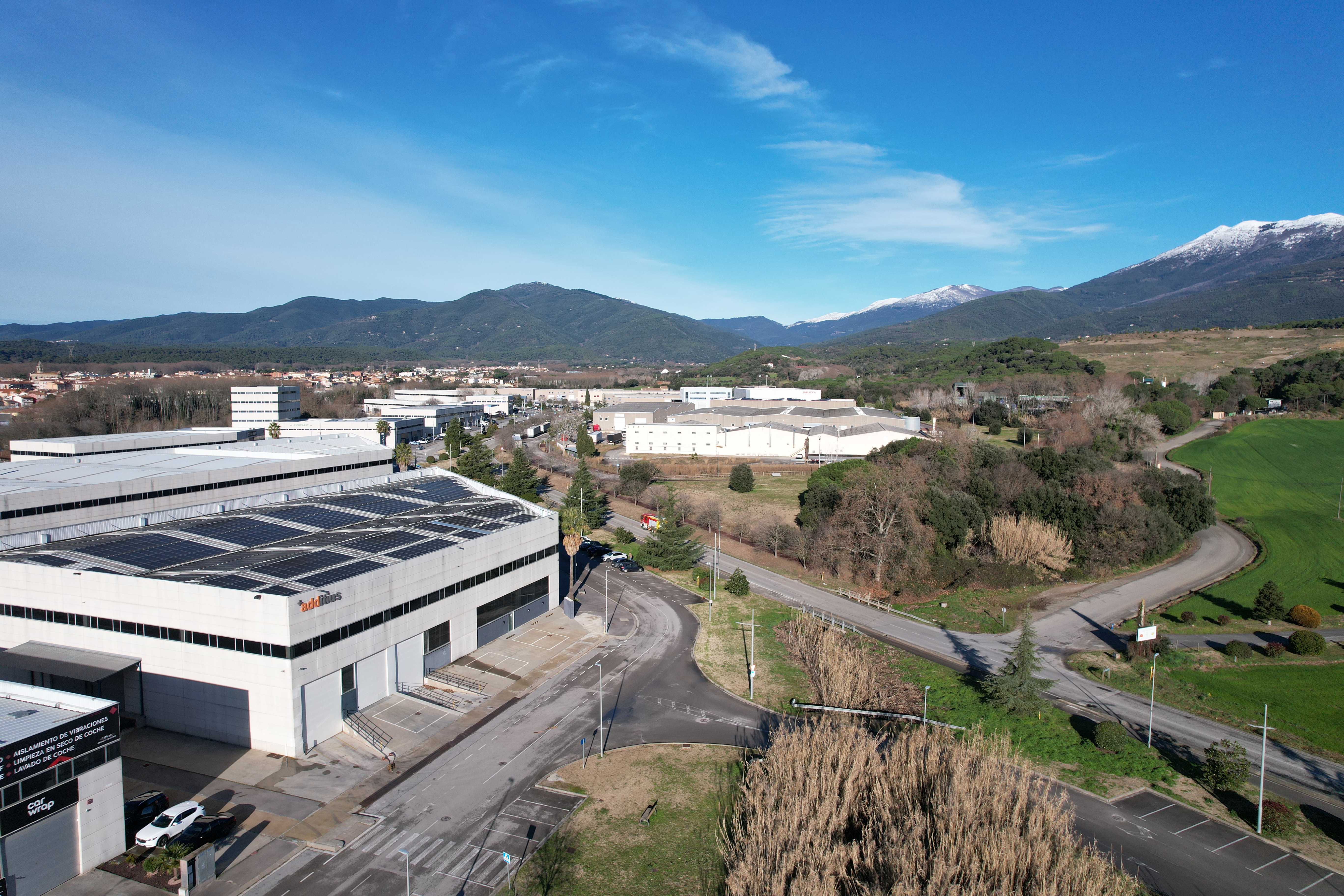 Vista aèria de les instal·lacions